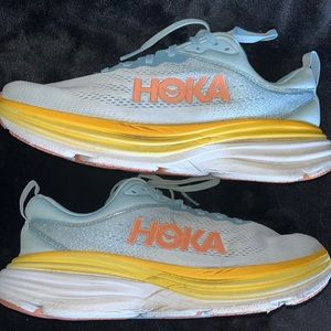 HOKA Bondi 8 everyday running shoes women’s size 9.5